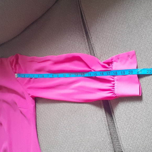 Riley & Rae Pink A-line Mock Neck Dress - Picture 8 of 9